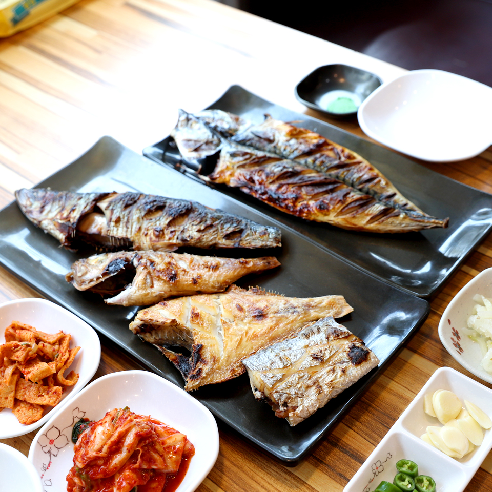 간월도 · 생선구이 실제 사진
