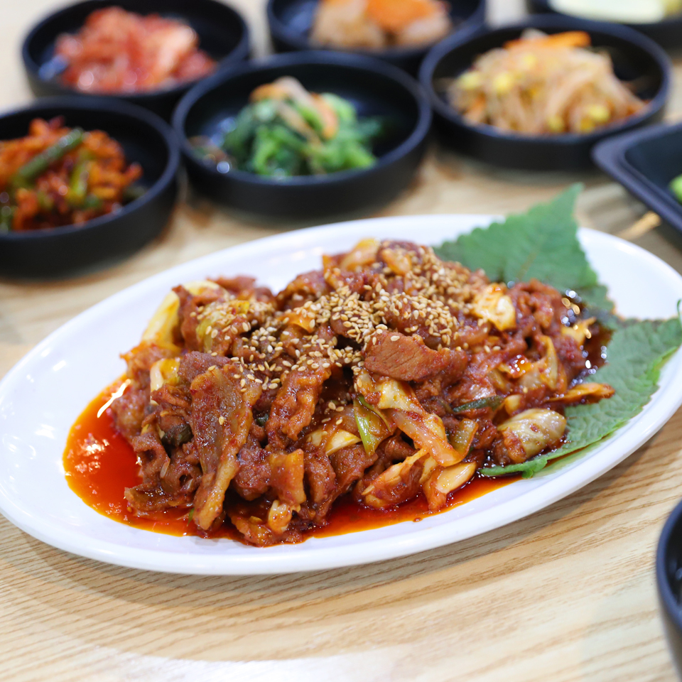 미담분식 본점 · 제육 요리 실제 사진